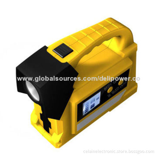 Multifunction car jump starter, with four high-performance, 4400mAh LiFwP04 cellsNew